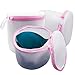 Twins Trade Twins Trade 3Pack Bra Wash Bags Durable Mesh Bag Reusable for lingerie,Yoga Bra,Hosiery,Stocking By (3, white)  - Image 2