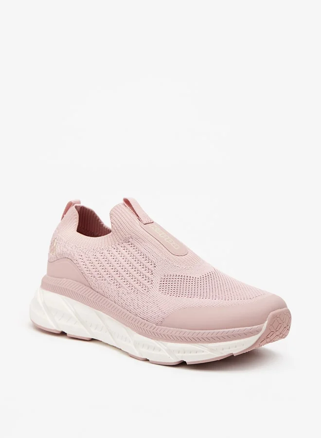 كابا Women's Solid Slip-On Cushioning Shoes With Pull Tabs