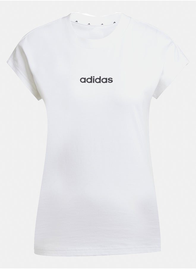 Adidas essentials linear cotton women's graphic t-shirt  - Image 2