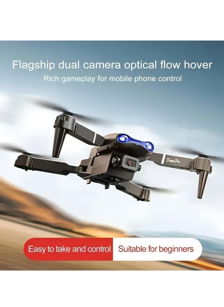 ELTRAZONE E99 Pro Professional Entry-Level Drone, Dual Camera FPV WiFi, High Altitude Hovering, Outdoor Party Overhead Shot, Beginner Gift, Black - Image 3