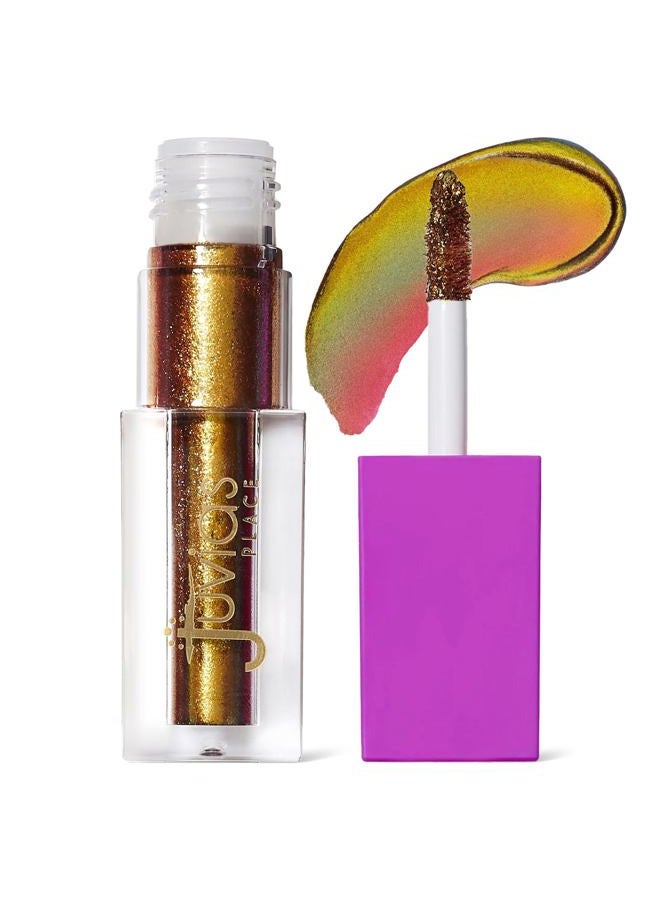 Juvia's Place Culture Duochrome Liquid Eyeshadow - Liquid Eye Makeup for Glitter & Shine, Multi-colored Glitter Liquid Eyeshadow, Sparkly Makeup for Eyes, Women's Glitter Makeup Kit Addition (Ankara) - Image 1