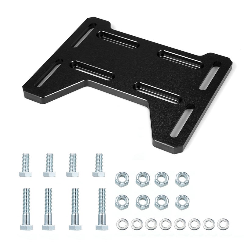 Motor Engine Mount Adapter Bracket Plate Replacement for Coleman 100, Doodlebug DB30 Mini Bike,Go Kart for Small 4 Stroke Engines 212 Preditor, Briggs Stratton, Tecumseh, Honda, Tilloson 212 - Image 1