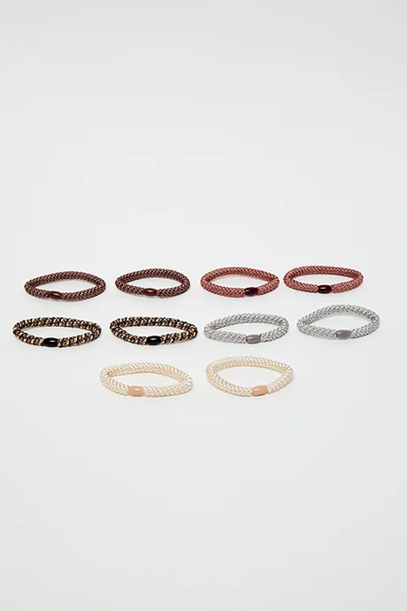 أر أند بي 10 Pack Ponytail Hairbands