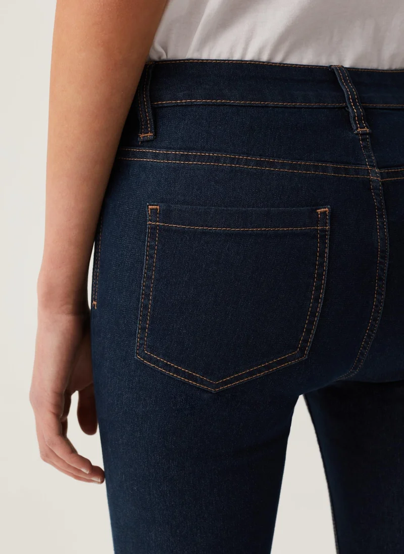 Ovs Ovs Stretch Jeggings With Button