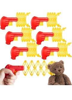 Extendable Arm Grabber Toys, 6Pcs 12 Inch Long Toy Reacher Robot Arm Grappling Hook Gun Claw Grabber for kids Party Favors Toys
