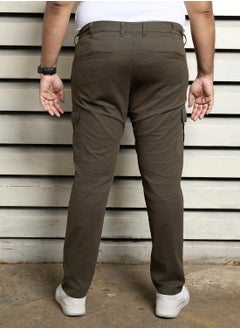 HIGH STAR Men Dark Olive Trousers  - Image 4