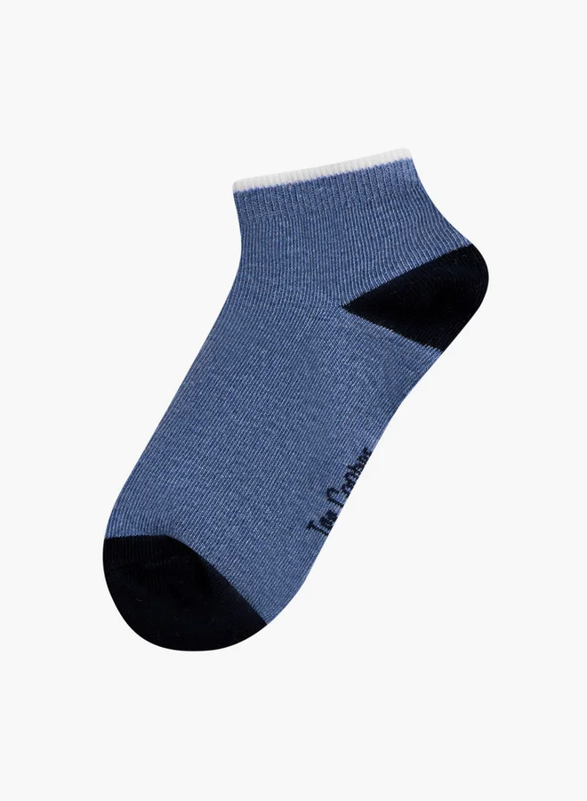 Lee Cooper Printed Non Terry Ankle Length Socks - Set of 5