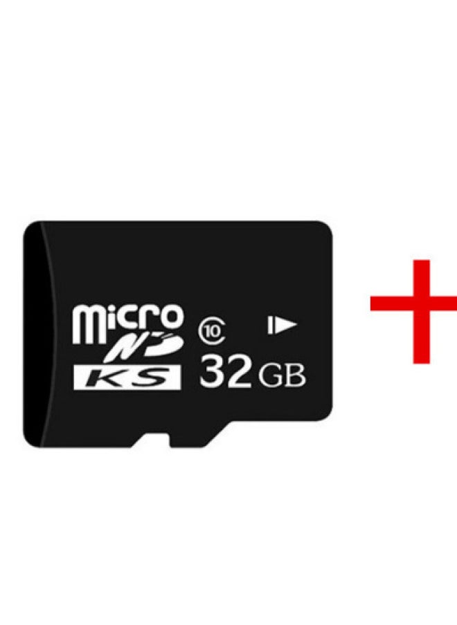 Generic Ccd Hd 4k Digital Camera Retro Card Camera Students Children Can Take Selfie Video-Body Color:32g Memory Card  - Image 1
