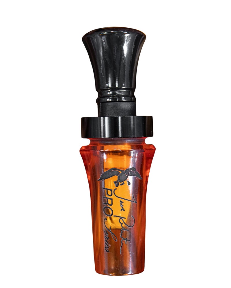 Duck Commander Jase Robertson Pro Series Duck Call - Easy Blowing, Double Reed Acrylic Duck Call for Duck Hunting Accessories - Orange Acrylic - Image 1