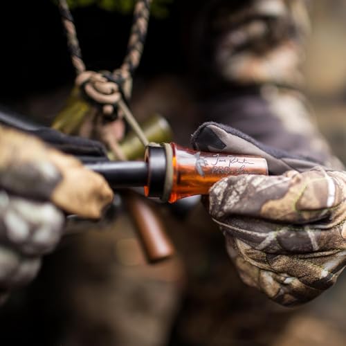Duck Commander Jase Robertson Pro Series Duck Call - Easy Blowing, Double Reed Acrylic Duck Call for Duck Hunting Accessories - Orange Acrylic - Image 5