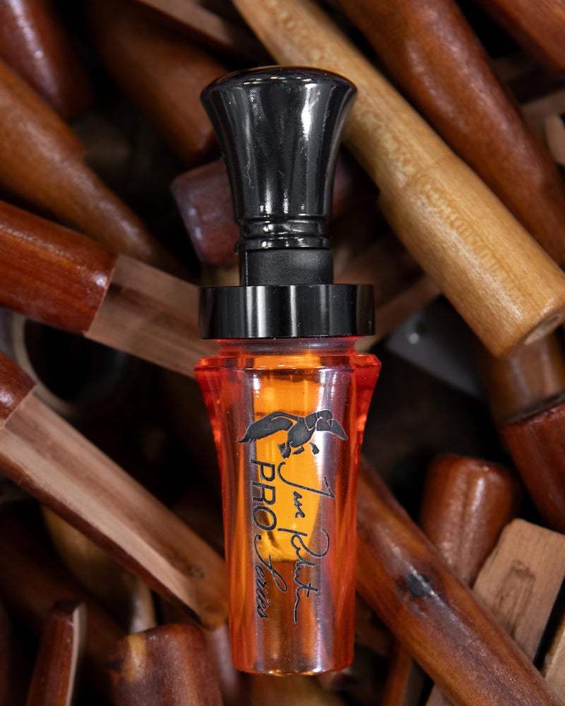 Duck Commander Jase Robertson Pro Series Duck Call - Easy Blowing, Double Reed Acrylic Duck Call for Duck Hunting Accessories - Orange Acrylic - Image 2