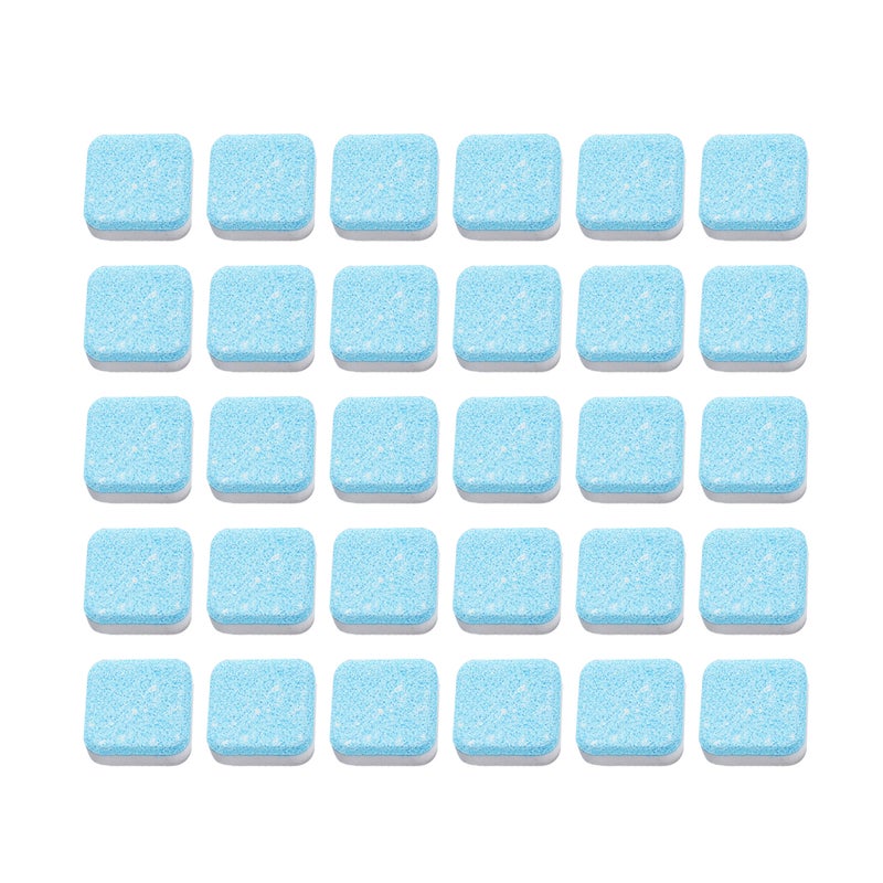30PCS Dishwasher Cleaner Tablets Kitchen Cleaning Effervescent Tablets Dishwasher Cleaner Deep Cleaning Remove Odor Decontamination Tablets - Image 1