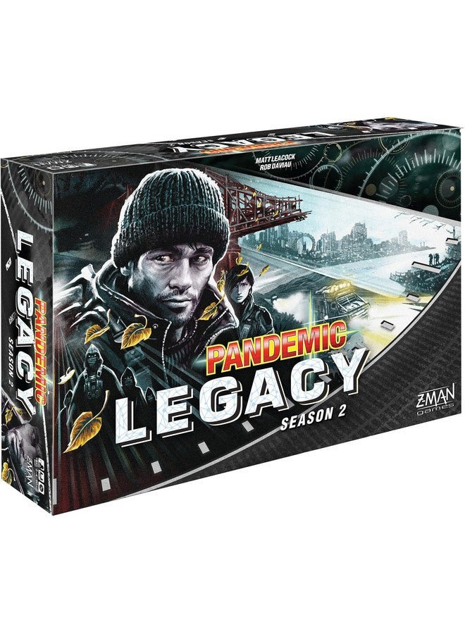 Z-Man Games Pandemic Legacy Season 2 Board Game (Black) - Fight to Save Humanity from Plague! Cooperative Strategy Game for Kids and Adults, Ages 13+, 2-4 Players, 60 Minute Playtime, Made by Z-Man Games  - Image 1