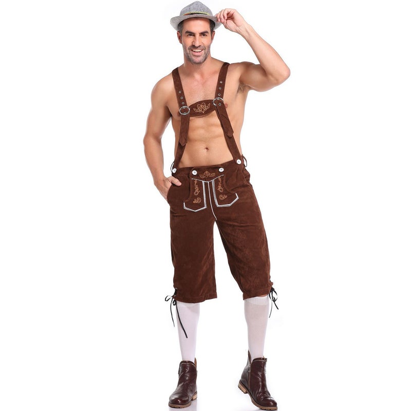 M-Xxl Germany Oktoberfest Suspender Clothing Men And Women Couple Suspender Stage Performance Clothing - Image 5