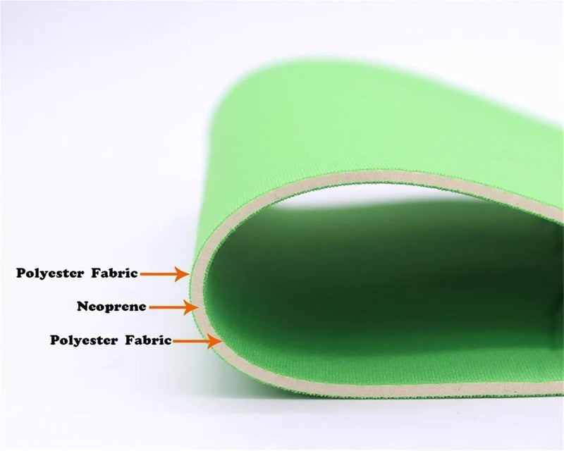 2-5mm Neoprene Fabrics Waterproof Wind Proof for Diving Anti Vibration Protection Against Electric Shock(3.0mm Black,15cm X 45 cm) - Image 3