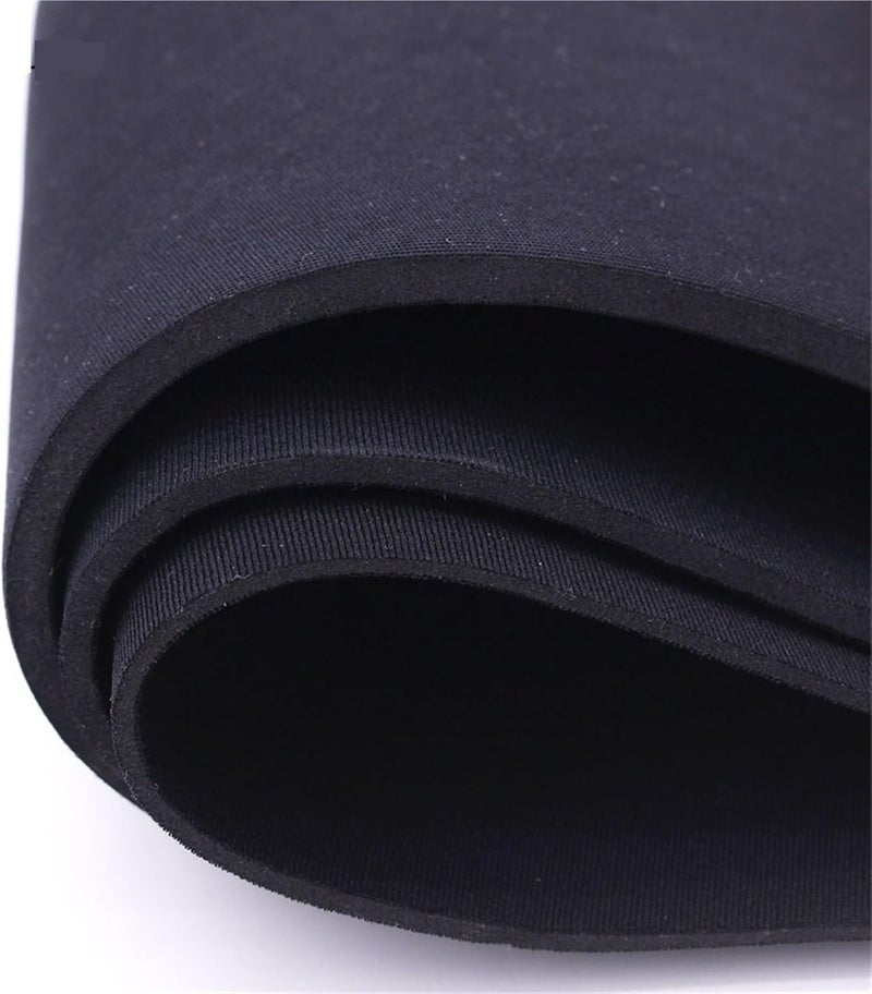 2-5mm Neoprene Fabrics Waterproof Wind Proof for Diving Anti Vibration Protection Against Electric Shock(3.0mm Black,15cm X 45 cm) - Image 5