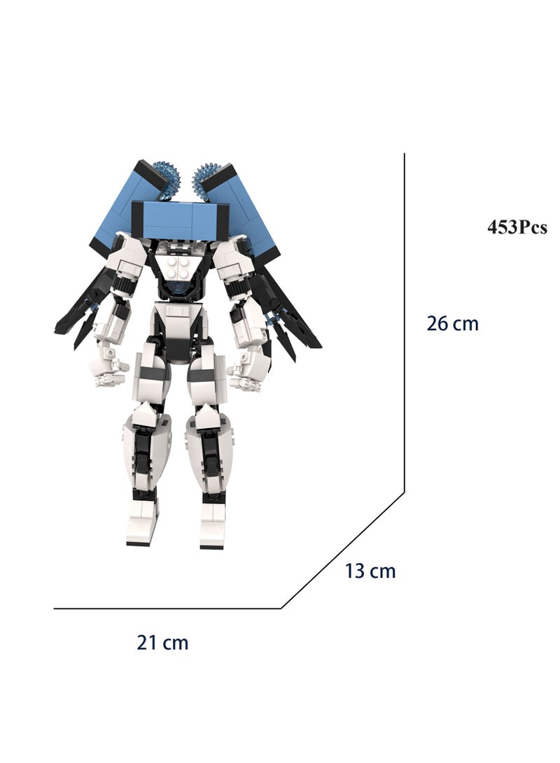 general Skibidi Toilet Man Toy Building Blocks 453Pcs Titan Computer Man Toy Ideas Toys Battle Horror Game Model Ideas Toys Gifts for Adult & Kids - Image 2