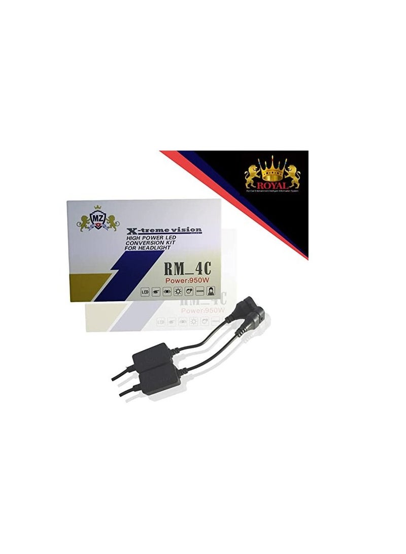 رويال Royal Car LED Headlight Bulbs (DYT-9005)S4- RM_4 Colors High Power Conversion Kit - Image 4