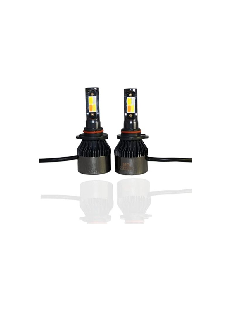 رويال Royal Car LED Headlight Bulbs (DYT-9005)S4- RM_4 Colors High Power Conversion Kit - Image 2