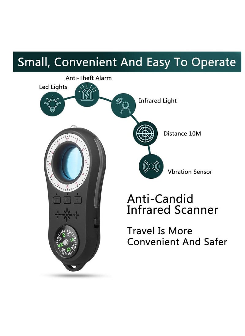 SYOSI - Hidden Camera Detectors, Delicate Small Acceosories, Anti Spy Wireless Signal Scanner, Infrared Camera Sweeper, Listening Device Detector, Indoor use for Hotel/Home/Office/Travel - Image 1