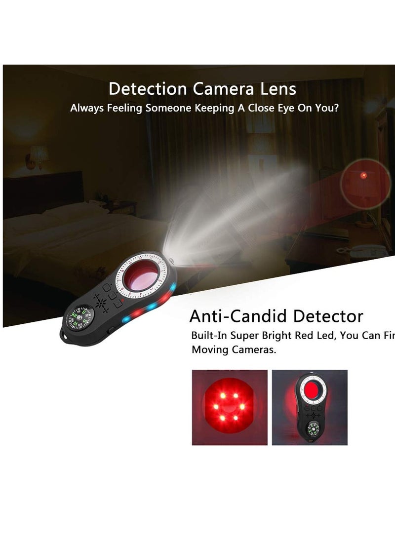 SYOSI - Hidden Camera Detectors, Delicate Small Acceosories, Anti Spy Wireless Signal Scanner, Infrared Camera Sweeper, Listening Device Detector, Indoor use for Hotel/Home/Office/Travel - Image 1