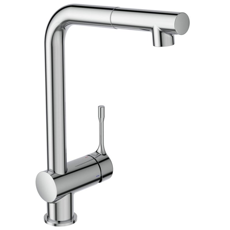 Ideal Standard Mixer With Hand Shower And Hose 2 System Bc176 Ceralock Silver