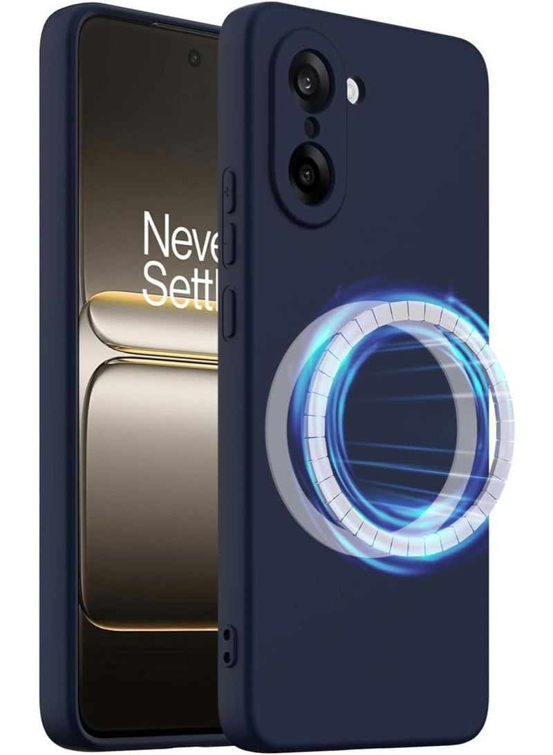 غطاء مغناطيسي متوافق مع ون بلس نورد CE5 5G: هيكل رفيع من السيليكون السائل والمطاط الناعم TPU مع رباط معصم وشحن لاسلكي، مقاوم للصدمات والسقوط. - Image 1