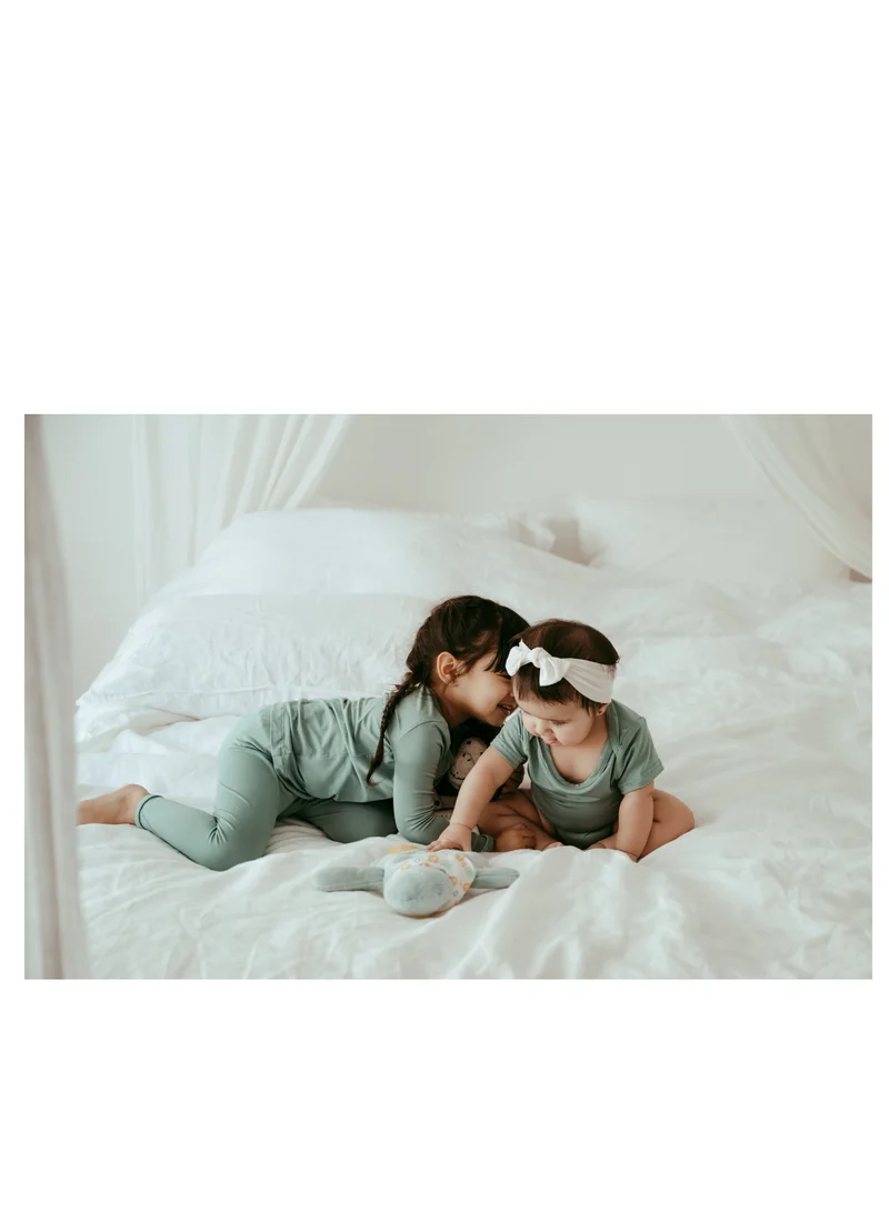 أنفي بيبي Bamboo Spandex Pajama 4T Soft Sage