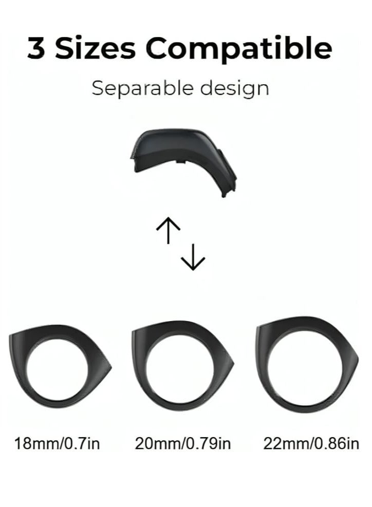 iQIBLA Waterproof Smart Tasbeeh Ring 18mm 20mm 22mm with Vibrating Reminder Tasbeeh Counter, Bluetooth Connection, 5 Daily Prayer Reminders, Long Lasting Battery and Charging Case - Image 2