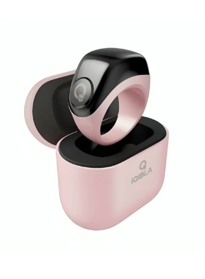 iQIBLA Waterproof Smart Tasbeeh Ring 18mm 20mm 22mm with Vibrating Reminder Tasbeeh Counter, Bluetooth Connection, 5 Daily Prayer Reminders, Long Lasting Battery and Charging Case - Image 1