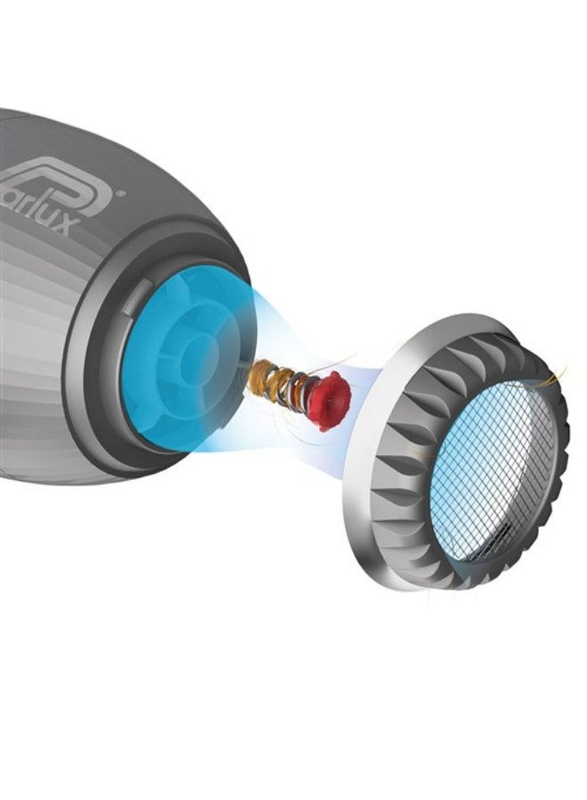 Parlux ALYON Hair Dryer Air Ionizer Tech [European Plug 220V] Graphite 1unit - Image 3