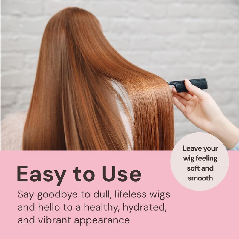 MILANO COLLECTION Essentials Ultra Hydrating Conditioner for Hair Pieces & Extensions, Softens & Adds Manageability, Wig Care Products - Image 5