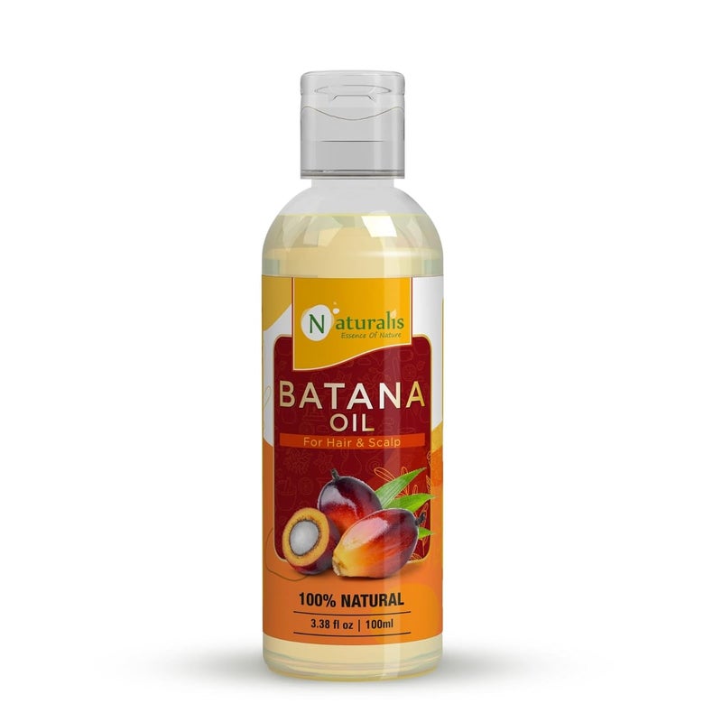 Naturalis Batana Oil Cold Pressed Unrefined Raw Batana oil for Hair Nourishment Strengthens Revitalizes Dry Damaged Hair Men Women 100ml - Image 1