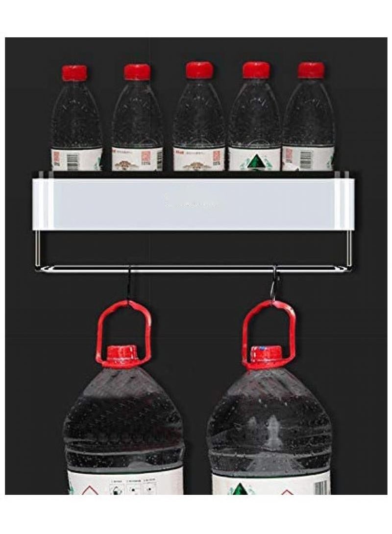 اليسا رف حمام، منظم حمام بدون حفر، أرفف حمام ذاتية اللصق، رفوف دش متينة، رف حمام يُثبت على الحائط - Image 4