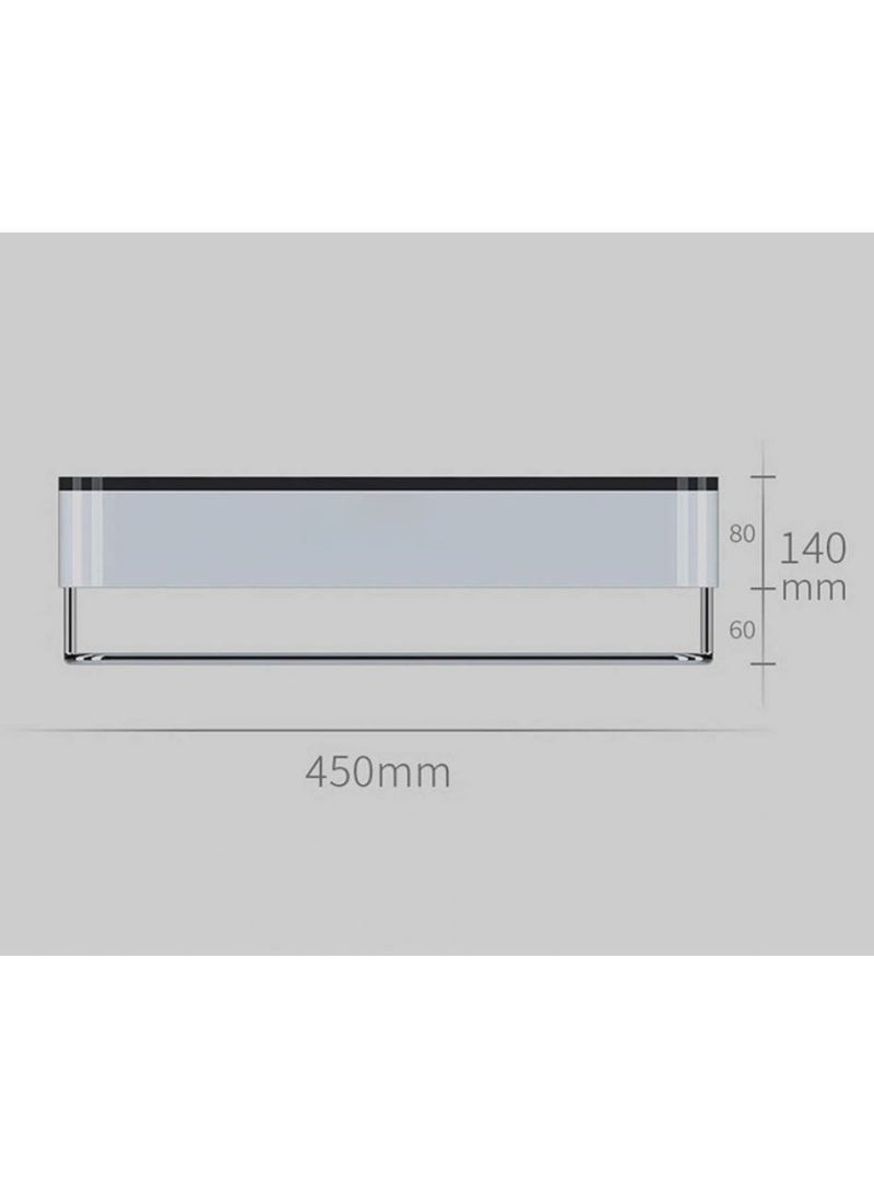 اليسا رف حمام، منظم حمام بدون حفر، أرفف حمام ذاتية اللصق، رفوف دش متينة، رف حمام يُثبت على الحائط - Image 3