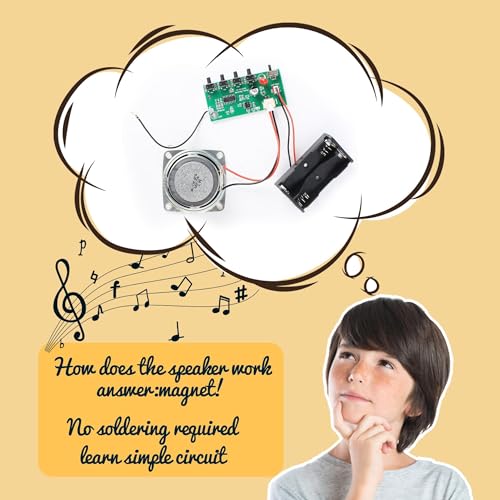 CYOEST Science Kits for Kids Age 8-12 12-14, STEM Kits for Kids Age 8-10, STEM Toys Build Your Own FM Radio Kit, DIY Electronic Snap Circuits Projects Gifts for Teen Girls Boys 9 11 13 15 16+ (Classic Wood) - Image 3