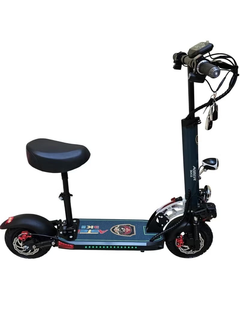 Aster E10 High Powered Electric Bike for Efficient Commuting Blue - Image 2