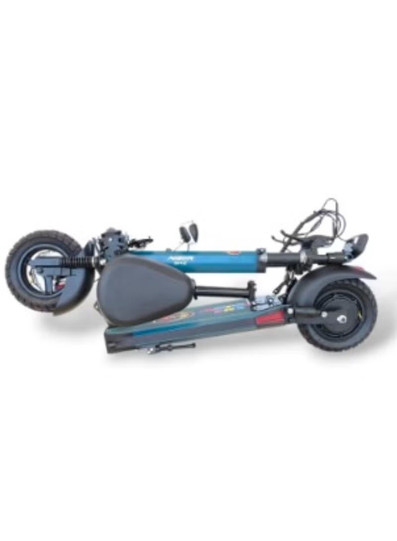 Aster E10 High Powered Electric Bike for Efficient Commuting Blue - Image 4