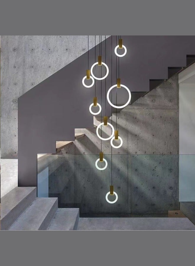 MAAC HOME MAAC Home Mallow - Halo Hanging Lights Modern Decorative Stylish Elegant Contemporary Minimalist Pendant Lamp for Bedroom, Living Room, Office, Home Decor  - Image 4