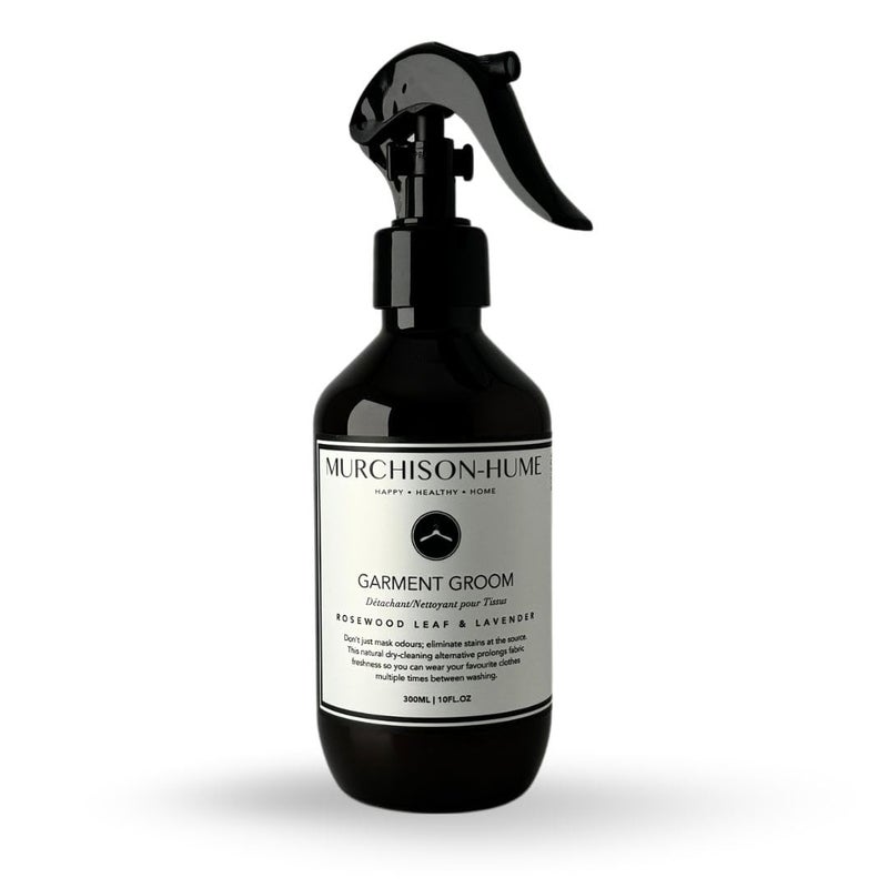 Murchison-Hume Garment Groom Fabric Freshener, Air Freshener, Odor Fighter, Laundry Treatment and Stain Remover, Rosewood Leaf & Lavender - Image 1