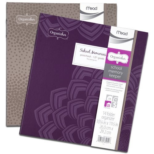 Mead Organizher School Memory Keeper, 14-Folder Organizher, 10.25 x 11.5 Inches, Purple (64051) - Image 5