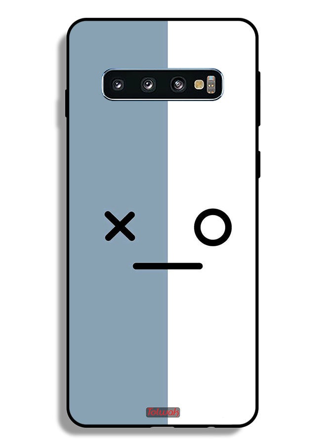 Tolwak Samsung Galaxy S10 Protective Case Cover Face Icons - Image 2