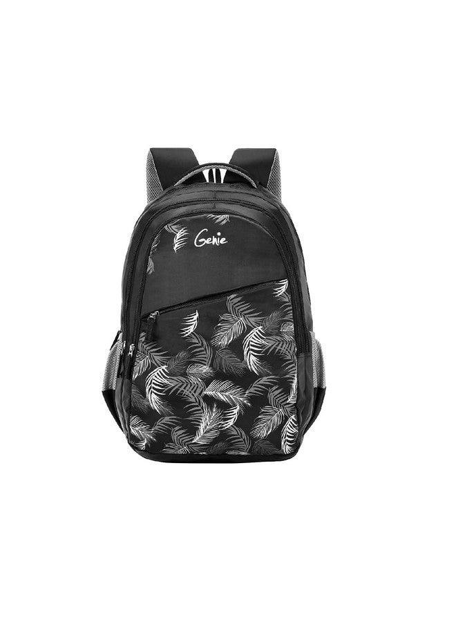 Genie Genie Lush 36 litres Black School Backpack for Girls (19 inch, 3 Compartments, Water Resistant)  - Image 1