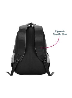 Genie Genie Lush 36 litres Black School Backpack for Girls (19 inch, 3 Compartments, Water Resistant)  - Image 4