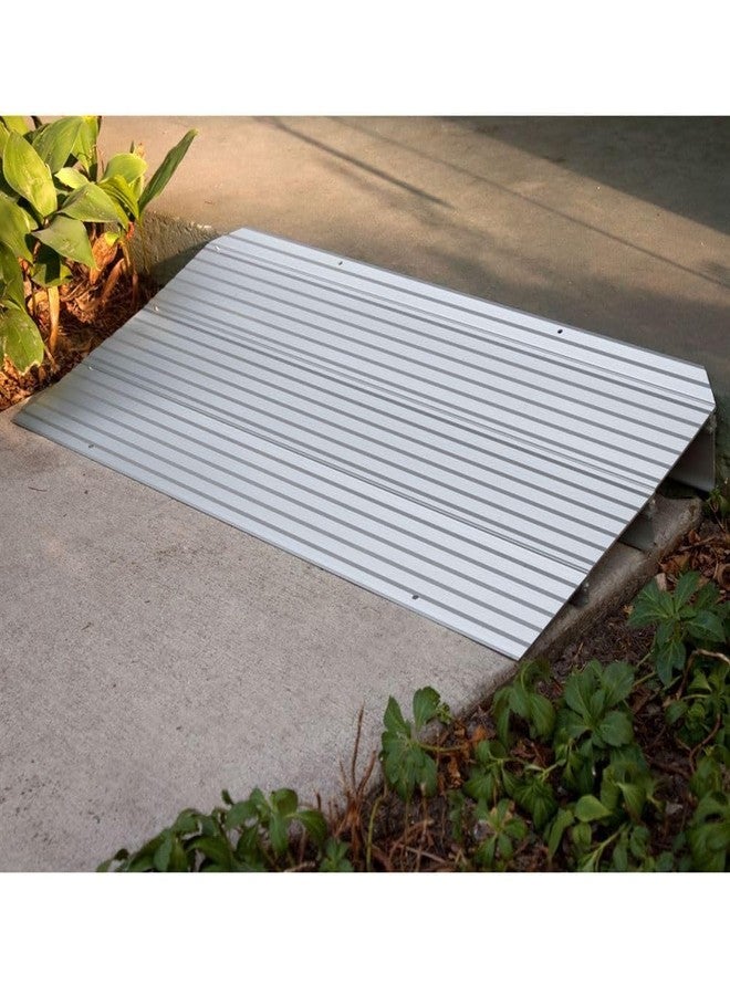 Rage Powersports Silver Spring 3-1/4" High Aluminum Mobility Threshold Ramp for Wheelchairs, Scooters, and Power Chairs - Image 2