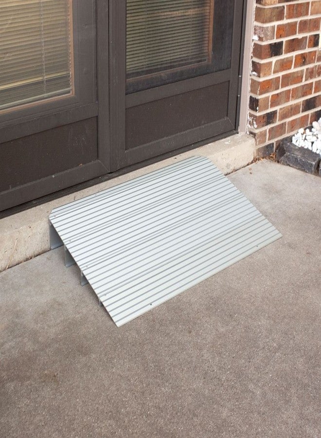 Rage Powersports Silver Spring 3-1/4" High Aluminum Mobility Threshold Ramp for Wheelchairs, Scooters, and Power Chairs - Image 4