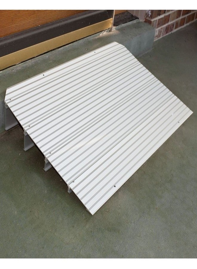 Rage Powersports Silver Spring 3-1/4" High Aluminum Mobility Threshold Ramp for Wheelchairs, Scooters, and Power Chairs - Image 5
