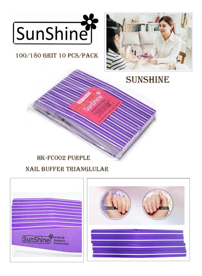 شروق الشمس صن شاين المهنية قابلة للغسل والتطهير قادرة على الأظافر مخازن الحصى - Image 1