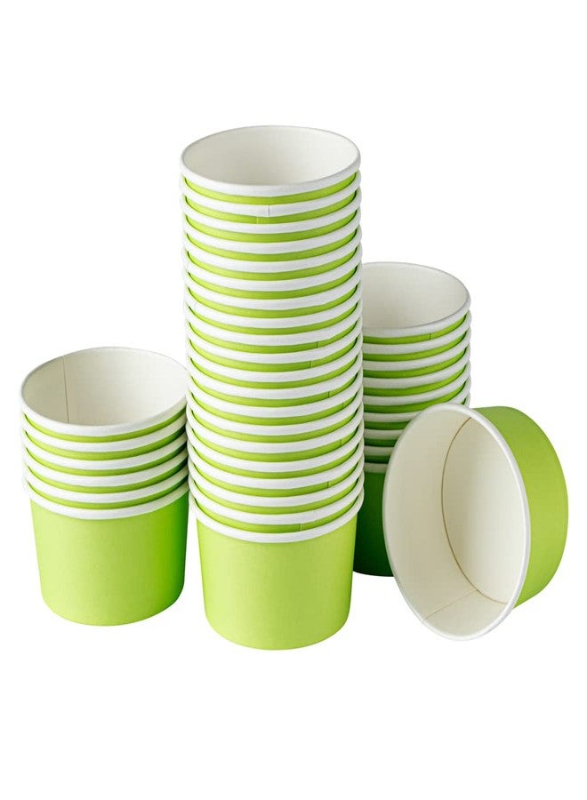Restaurantware-Coppetta 8-Ounce Dessert Cups, 200 Disposable Ice Cream Cups - Lids Sold Separately, Sturdy, Light Green Paper Frozen Yogurt Bowls, For Hot And Cold Foods, Perfect For Gelato Or Mousse - Image 2