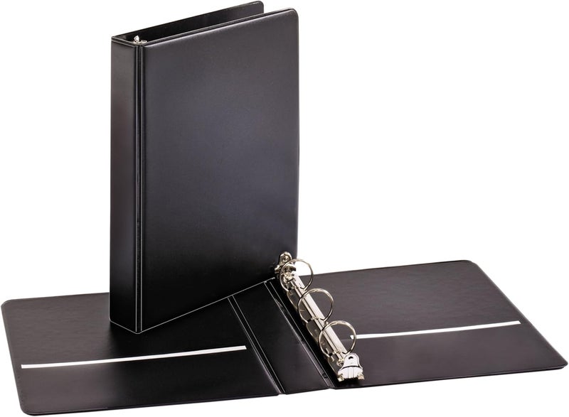 TOPS Cardinal Mini Round Ring Binder, 1-Inch, 8-1/2-Inch x 5-1/2-Inch, Black (07201) - Image 2